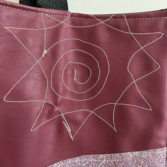 Handcrafted Extra Large Commercial Upholstery Tote with Long Shoulder Strap - Picture 9 of 11